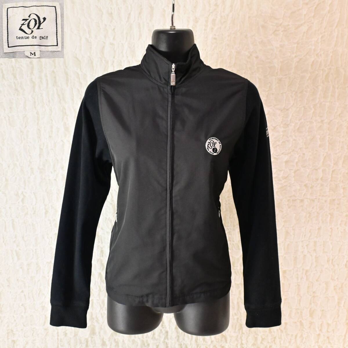 O1 Women M ZOY 黒 裏アルミ 防寒 ジップアップジャケット拍卖