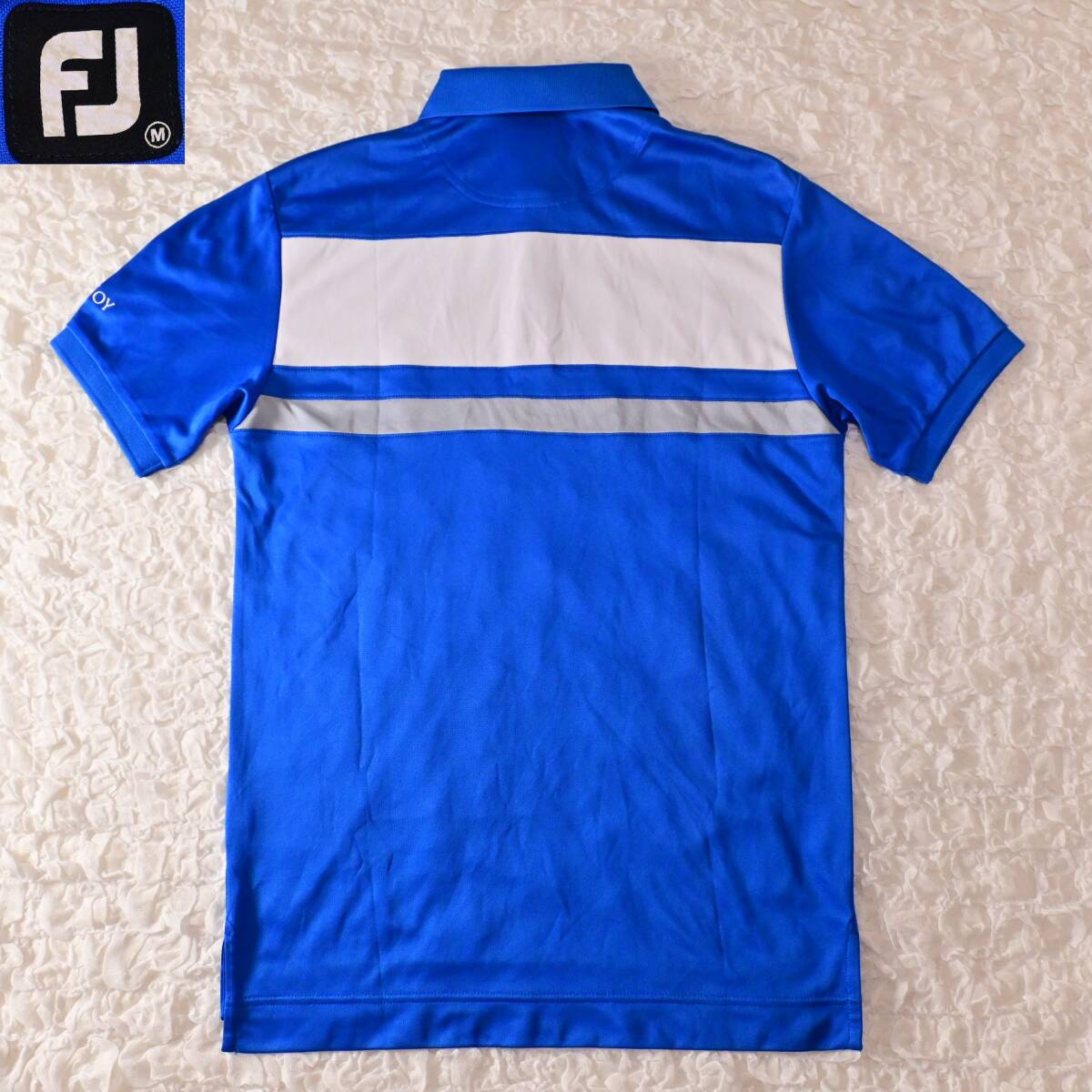 H4 Men M フットジョイ 青 半袖プルオーバー拍卖