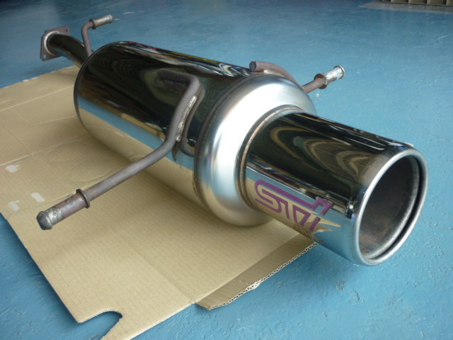 インプレッサ WRX STI GDA/GDB STIGenome/STIスポーツマフラー 純正オプション拍卖