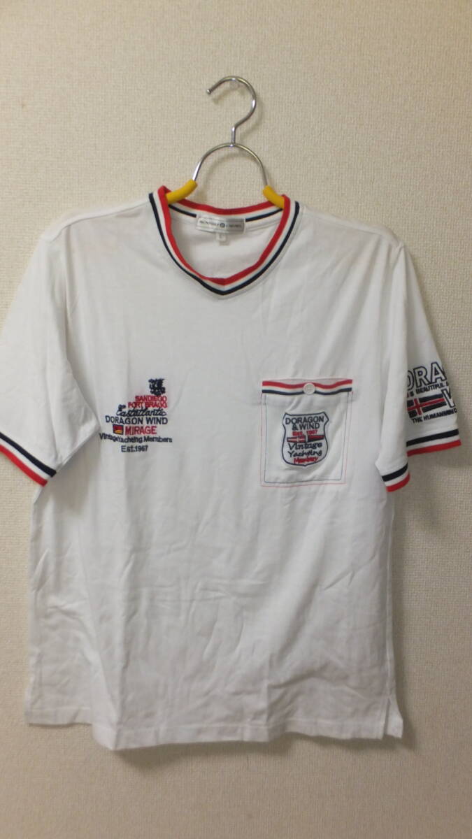 ★MONTEREY CARMEL★TEE shirts size L DRAGON WIND Tシャツ サイズL 白 USED IN JAPAN 拍卖