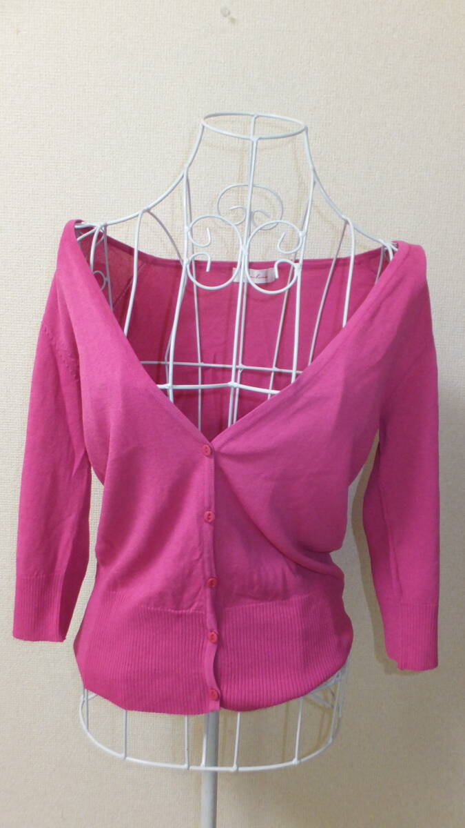 ★INCLINE★Ladies knit sweater sizeM レディースセーター長袖サイズM USED IN JAPAN バスト79~拍卖