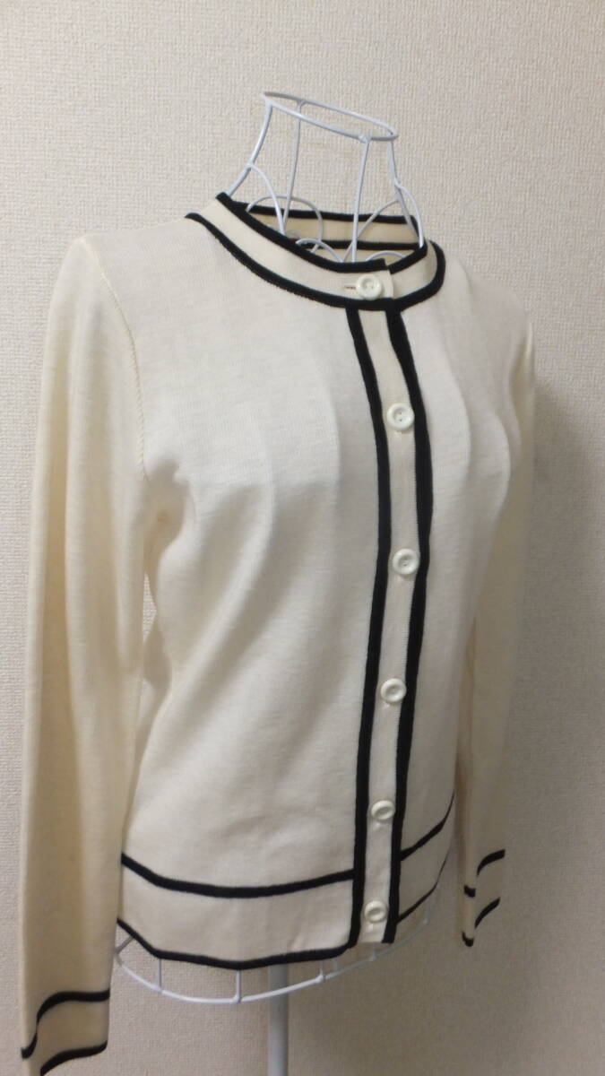 ★CROSS STAGE★Ladies knit sweater sizeS レディースセーター長袖サイズS USED IN JAPAN アイボリー拍卖