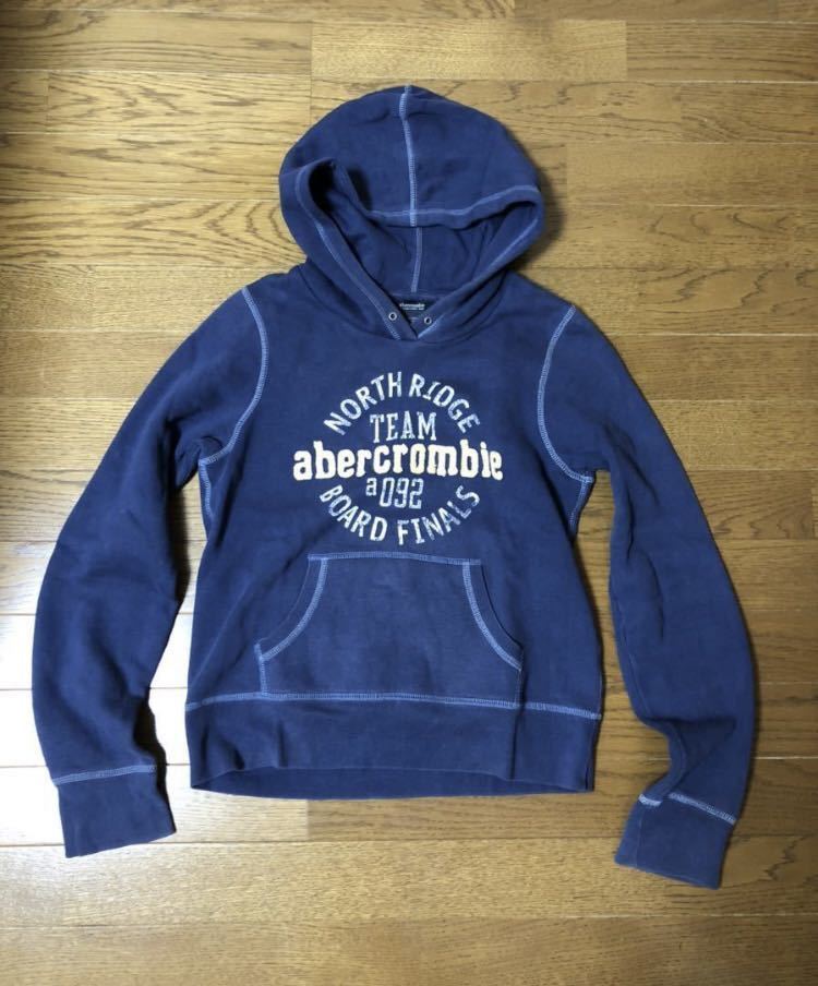 Aberciombie!アバクロ ネイビーパーカー・サイズL拍卖