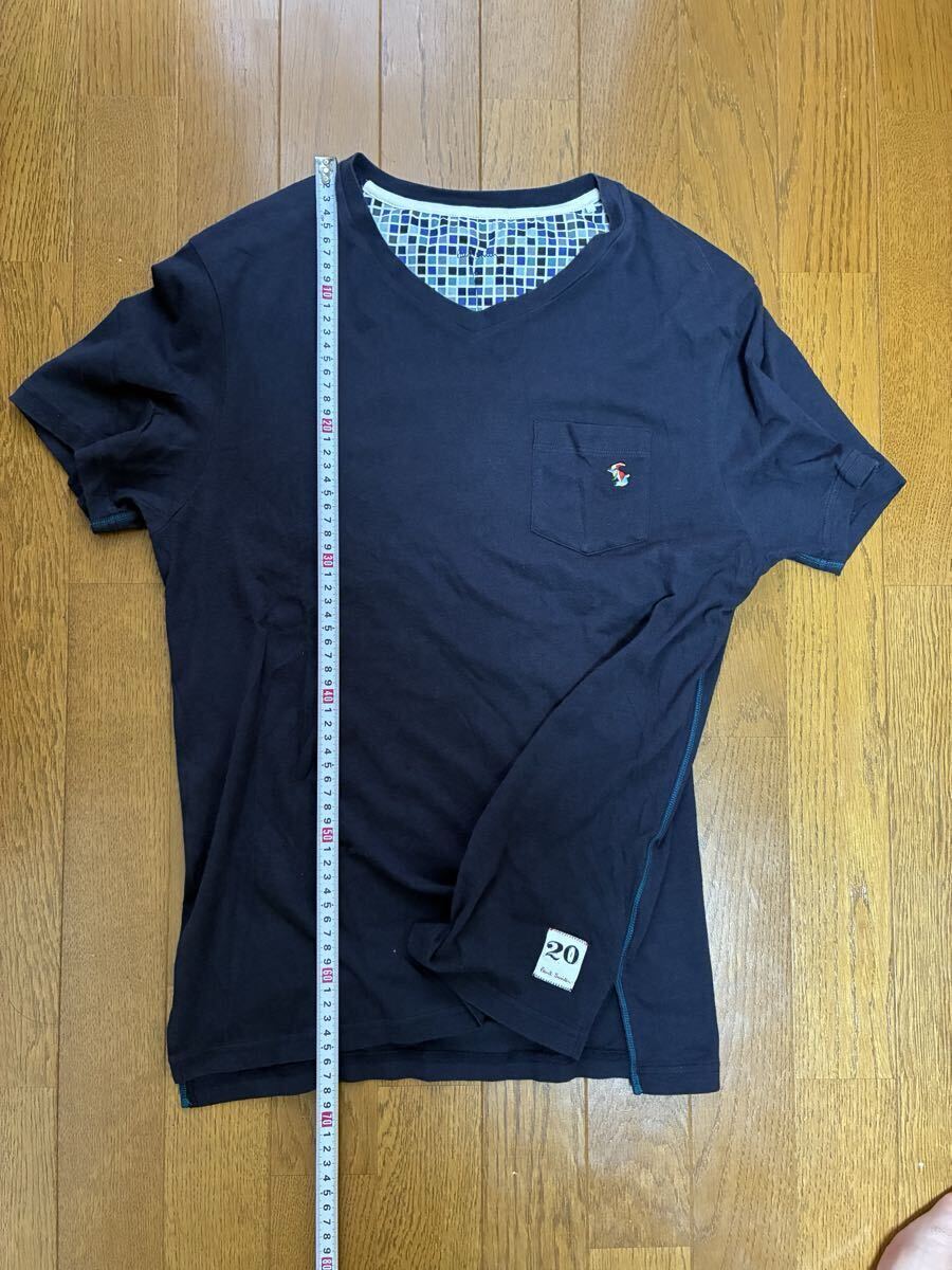 Paul Smith!ネイビーTシャツ・サイズM ポール スミス 綿100%拍卖