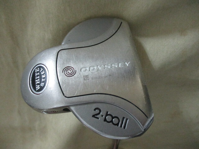 中古品★オデッセイ WHITE STEEL 2‐ball パター拍卖