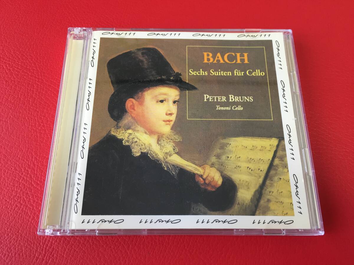 ◆Peter Bruns ペーター・ブルンズ/バッハ:無伴奏チェロ組曲/仏盤/2枚組CD/OPS30-176/177 #E21YY1拍卖