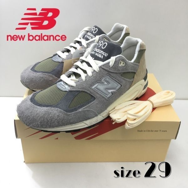KZ810★new balance : USA製 M990TD2★29★グレー ニューバランス拍卖