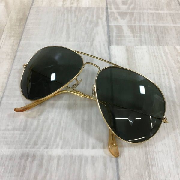 KZ8141★Ray-Ban : B&L USA製 アビエーター ティアドロップ サングラス拍卖