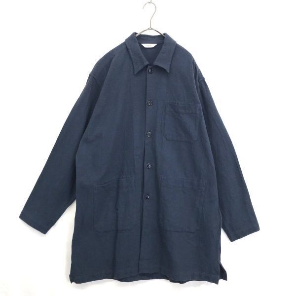 KZ8161★FUJITO : オーバーサイズ Shirt Jacket WF1-S54★1★ネイビー カバーオール 日本製 フジト拍卖