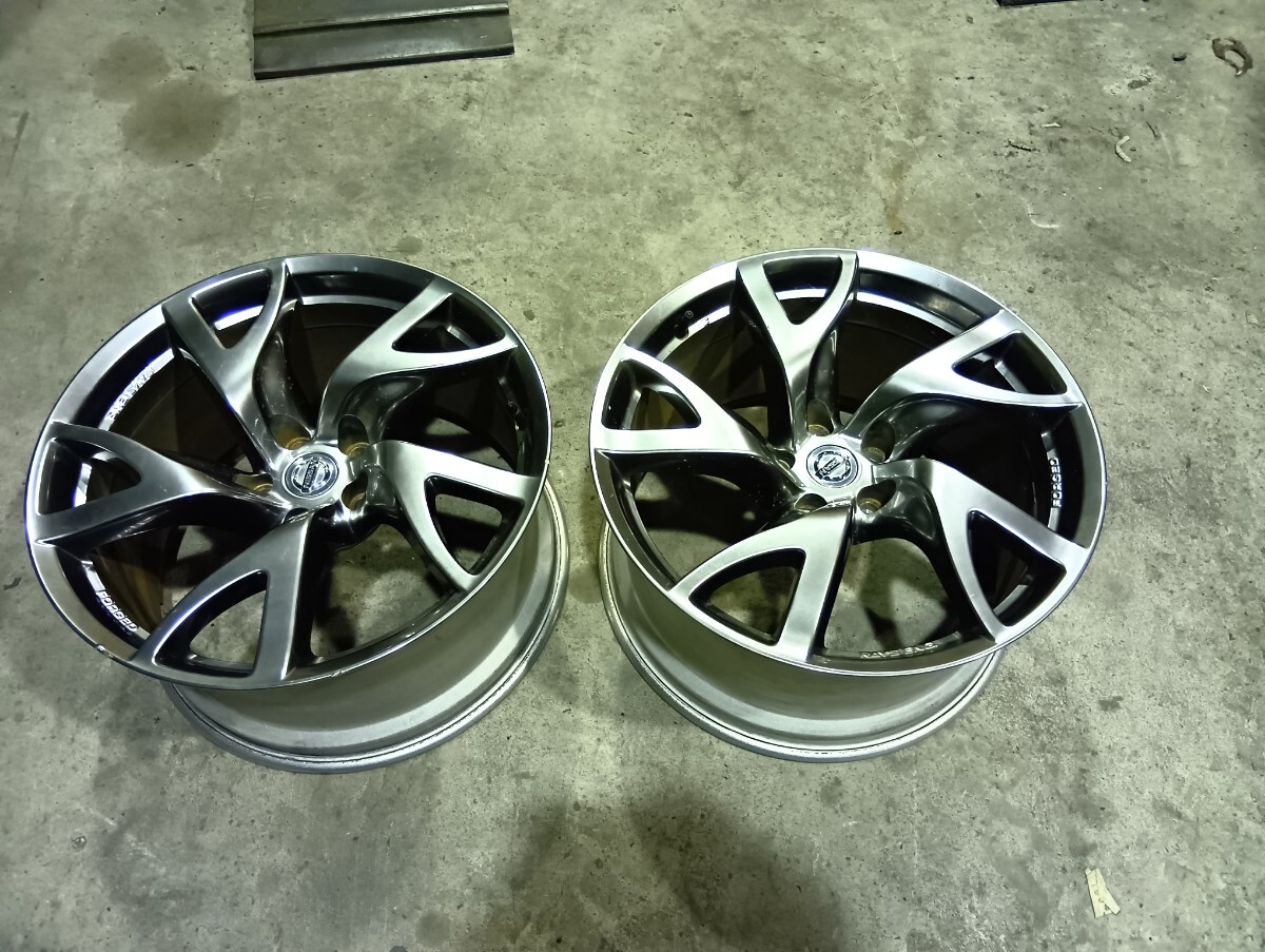 Z34 純正 アルミホイール 19インチ 10J 2本 RAYS拍卖
