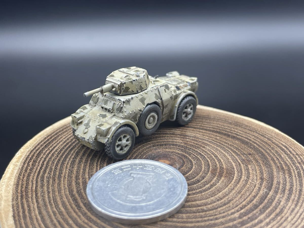 1/144 完成品 塗装済 WW2 イタリア軍 AB43 装甲車 ワールドタンクミュージアム 250812拍卖