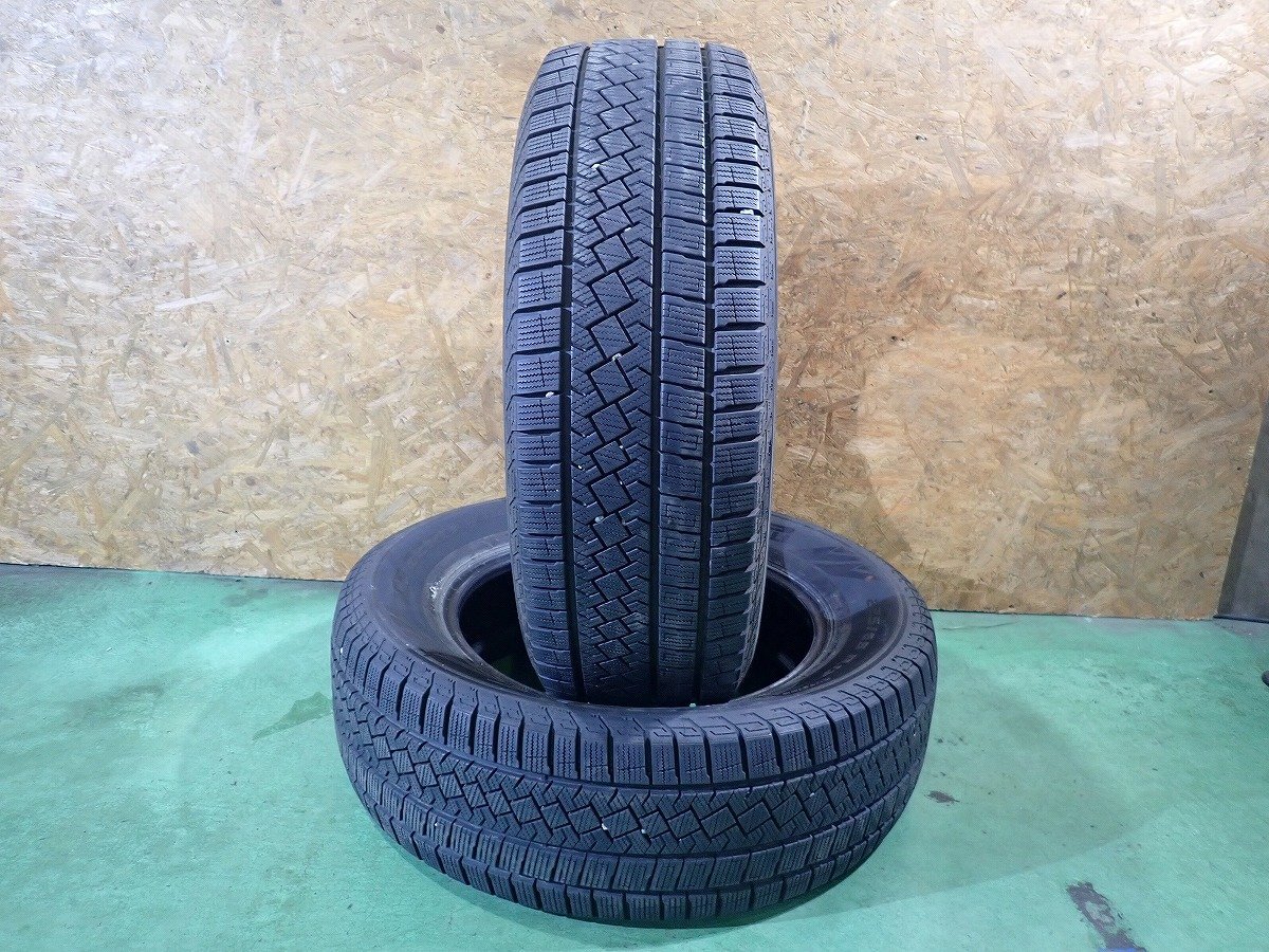 RK11619【送料無料225/65R17】2本 ピレリ アイスゼロ アシンメトリコ 中古スタッドレス ハリアー RAV4などに ≪即決≫拍卖