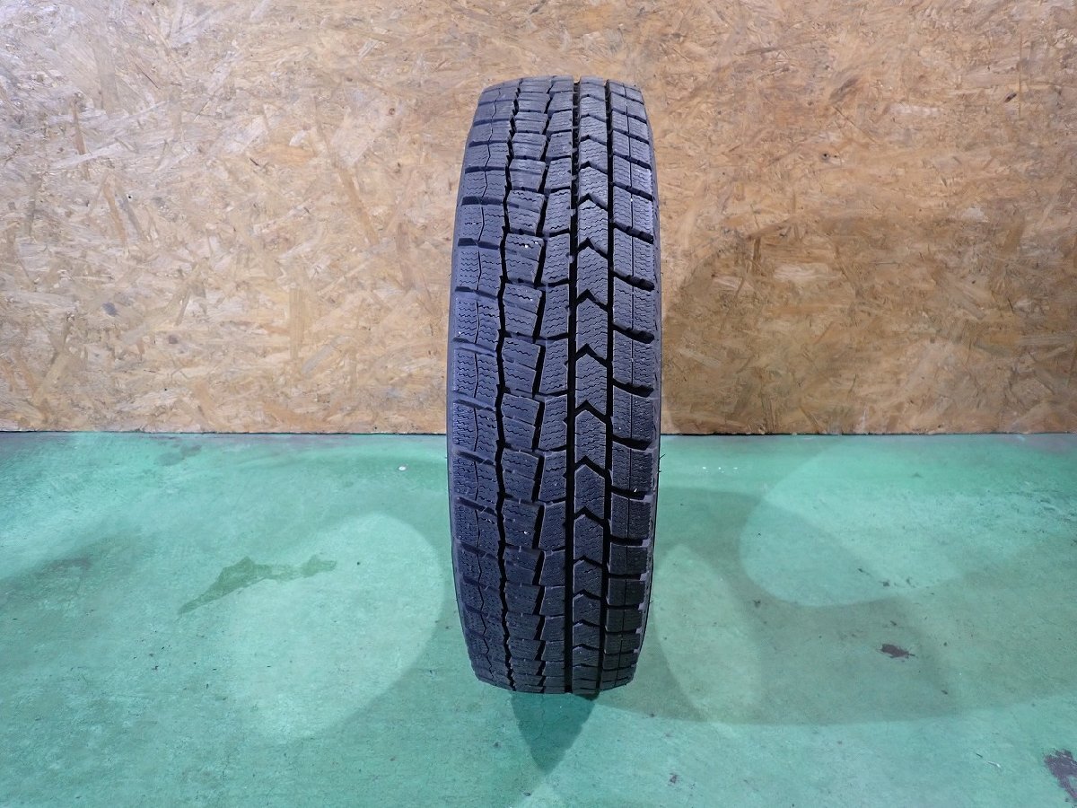 RK11757【送料無料165/70R14】1本 ダンロップ ウィンターマックス WM02 2024年製 中古スタッドレス アクア パッソ スペイド ≪即決≫拍卖