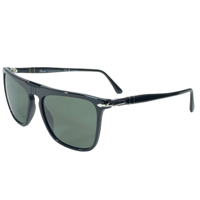 ペルソール 3225-S 95/58 56□18 145 3P サングラス アイウェア スクエア カラーレンズ ブラック Persol拍卖