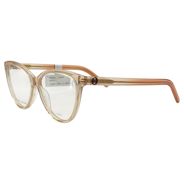 マークジェイコブス MARC 599 R83 140 54-14 眼鏡 メガネ アイウェア キャットアイ クリア オレンジ ベージュ ロゴ MARC JACOBS拍卖