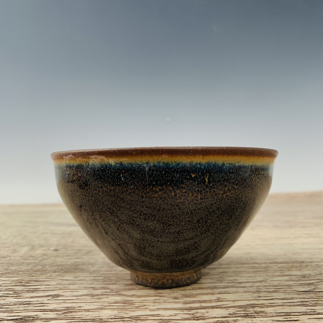 宋 古陶磁器 建窯 曜変 天目盞 兔毫盞 油滴盞 盃 建盞 茶盞 大宋明道款 陶芸 時代物 東洋彫刻 旧家蔵出し 唐物 中国古玩 古美術品拍卖