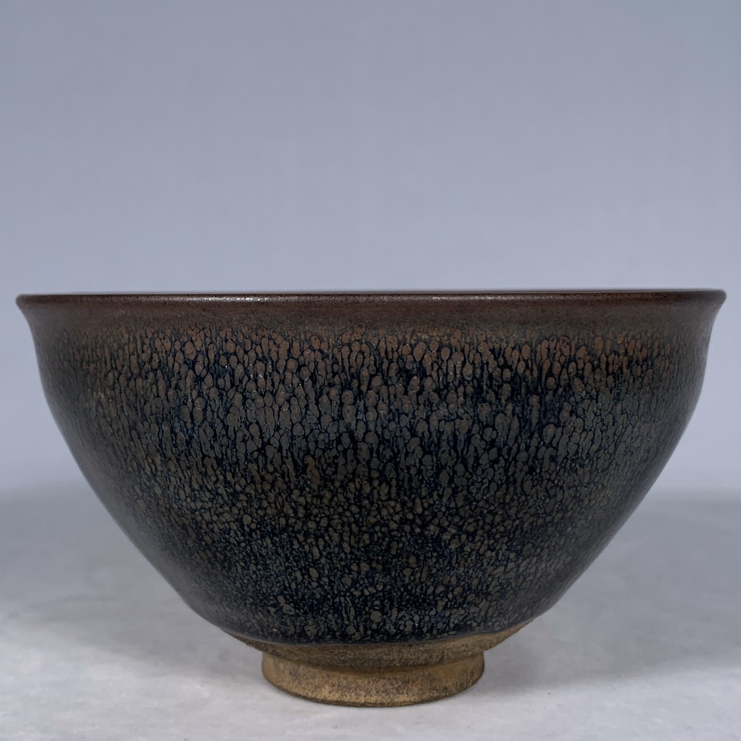 宋 古陶磁器 建窯 油滴盞 盃 建盞 茶盞 供御 極細工 時代物 東洋彫刻 旧家蔵出し 唐物 中国古玩 古美術品拍卖