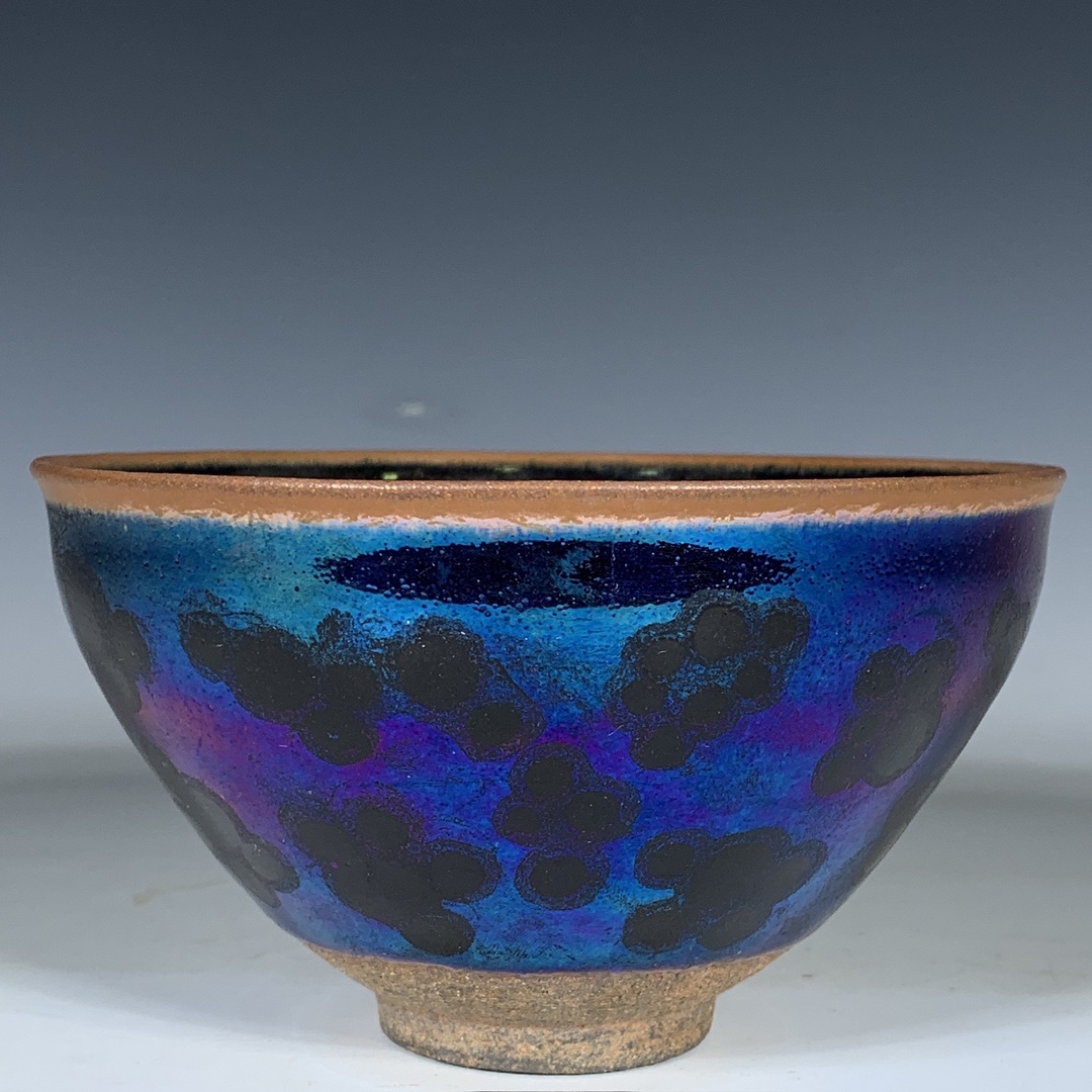 宋 古陶磁器 建窯 盃 油滴盞 建盞 茶盞 大宋明道款 茶具 陶芸 極細工 時代物 東洋彫刻 旧家蔵出し 唐物 中国古玩 古美術品拍卖