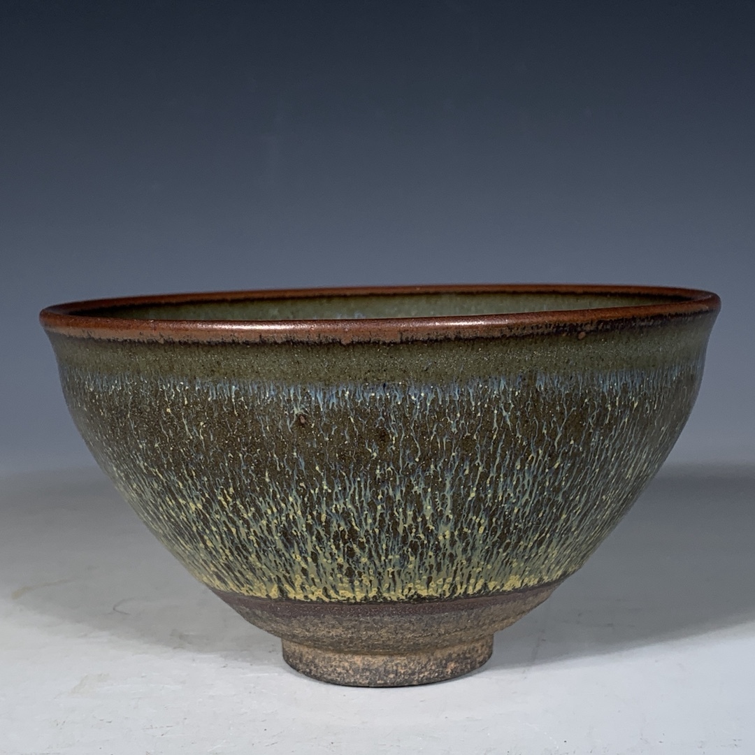 宋 古陶磁器 建窯 盃 曜変 兔毫盞 建盞 茶盞 茶具 陶芸 九娘款 極細工 時代物 東洋彫刻 旧家蔵出し 唐物 中国古玩 古美術品拍卖