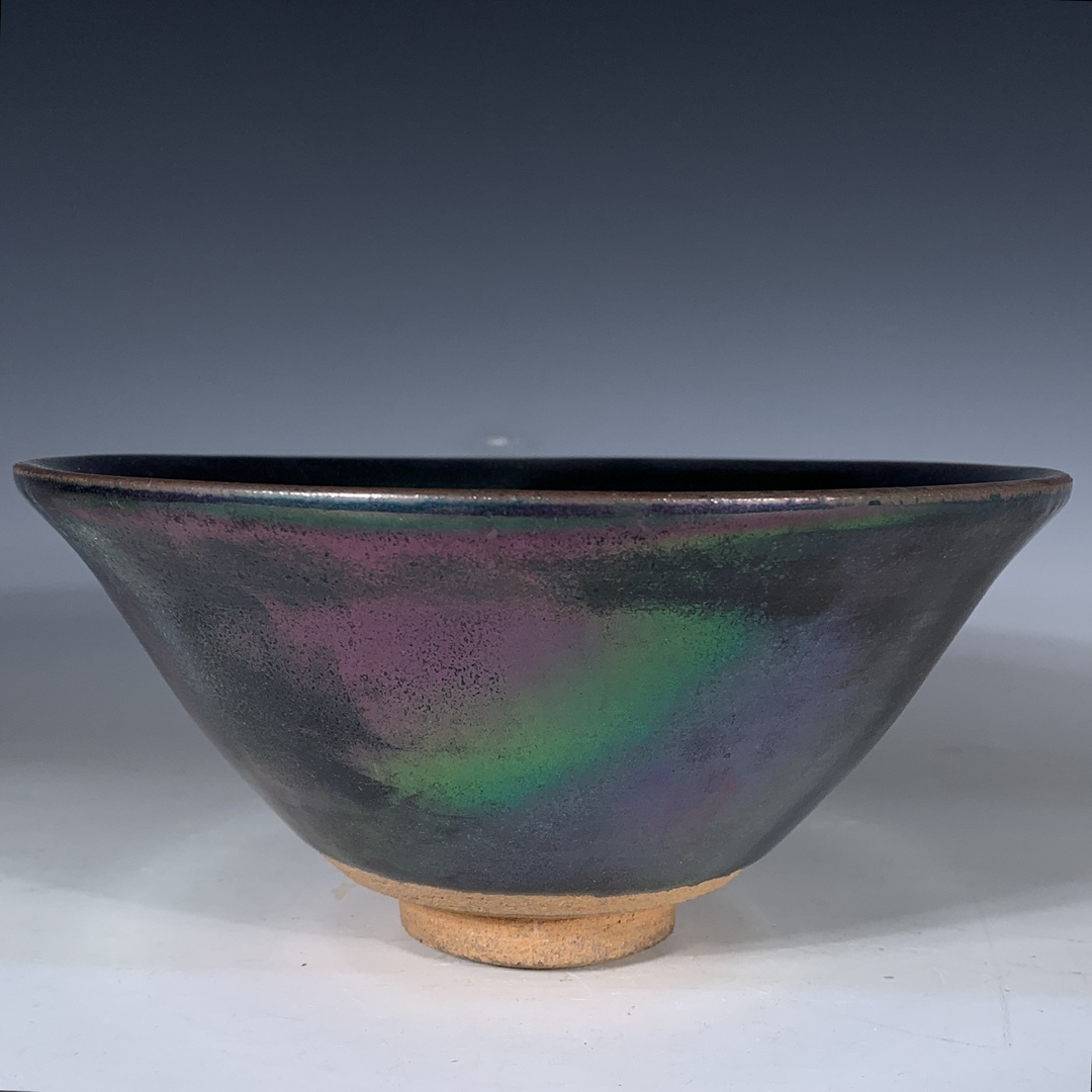 宋 古陶磁器 建窯 七彩光 描金 鳳紋盞 兔毫盞 油滴盞 盃 建盞 茶盞 陶芸 時代物 東洋彫刻 旧家蔵出し 唐物 中国古玩 古美術品拍卖