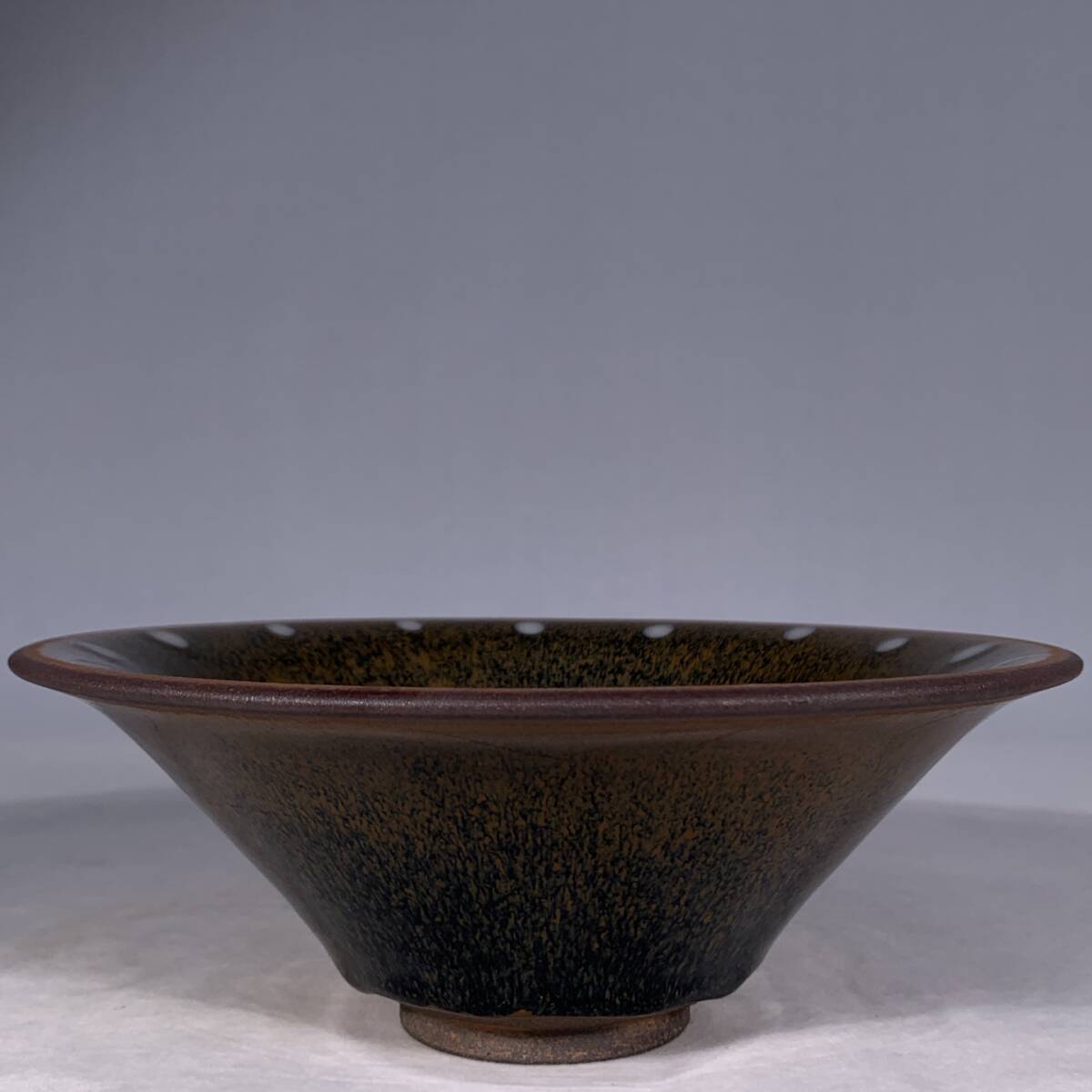 宋 古陶磁器 建窯 盃 珍珠兔毫盞 建盞 茶盞 酒器 御供 極細工 時代物 東洋彫刻 古賞物 中国古玩 中国古美術 中国唐物拍卖