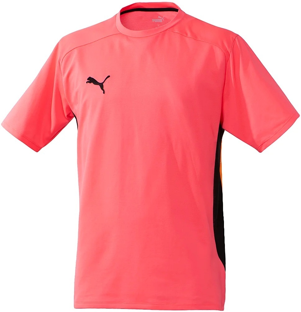 XL・新品★PUMA/プーマ★通気性・動的冷却・吸汗速乾・PUMAFTBL ULTIMATE LS シャツ SU【定価:6,980円】ピンク/イエロー●品番:659137-57拍卖