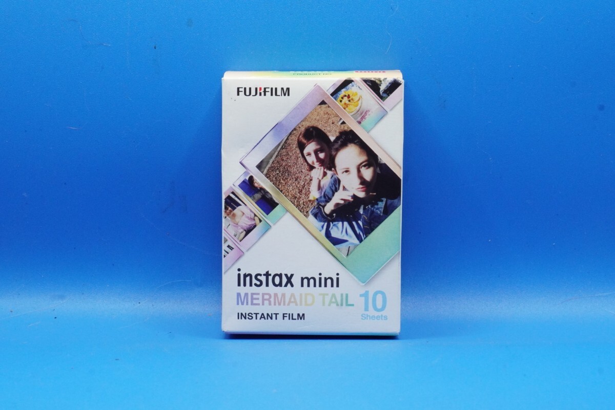 富士フイルム チェキ用フィルム instax mini MERMAID TAIL(マーメイドテイル) 1パック(10枚) 有効期限切れ 未使用未開封品拍卖