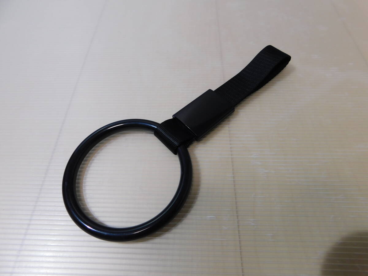ブラック 黒 吊り輪 吊り革 つり輪 丸型 車 車内 アクセサリーインテリア 持ち手 乗り降り バンパーぶら下げ 育児 介護 補助拍卖