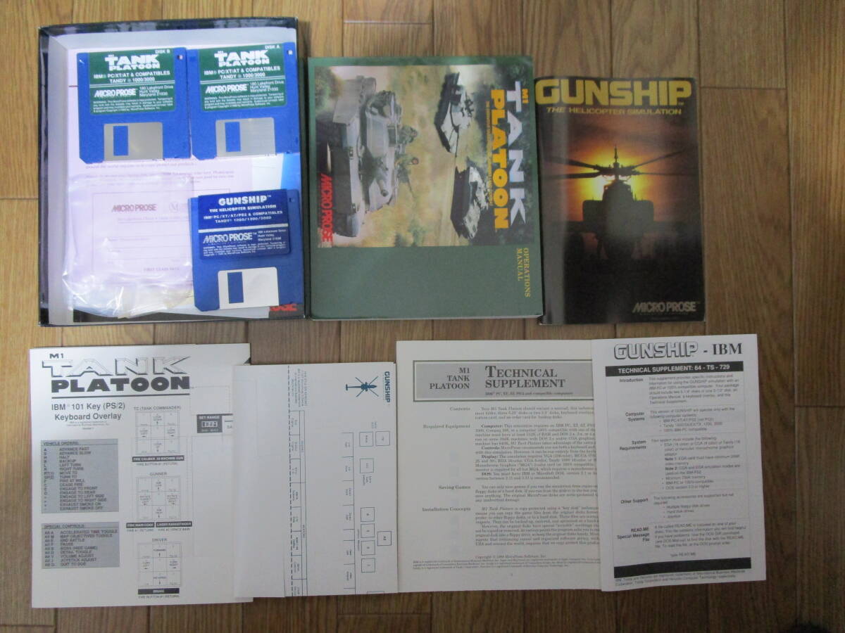 Allied Forces (Gunship and M1 Tank Platoon) 英語版 Microprose IBMDOS 1991 3.5inchFD BIGBOX 中古 フロッピーディスク読み出し不能拍卖