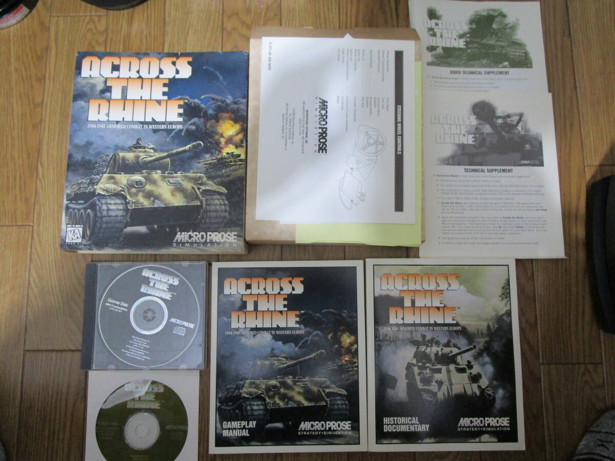 Across The Rhine 英語版 Microprose IBMDOS 1995 CDROM BIGBOX 中古 拍卖