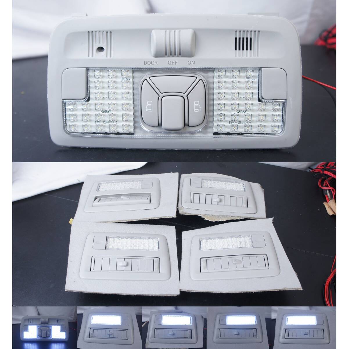 点灯OK 5点セット ルームランプ GARAX LED付 ACR50W 中期 2型 エスティマ外し ライト 81260-28020 81250-28080他 ACR55 GSR50 GSR55@13931s拍卖
