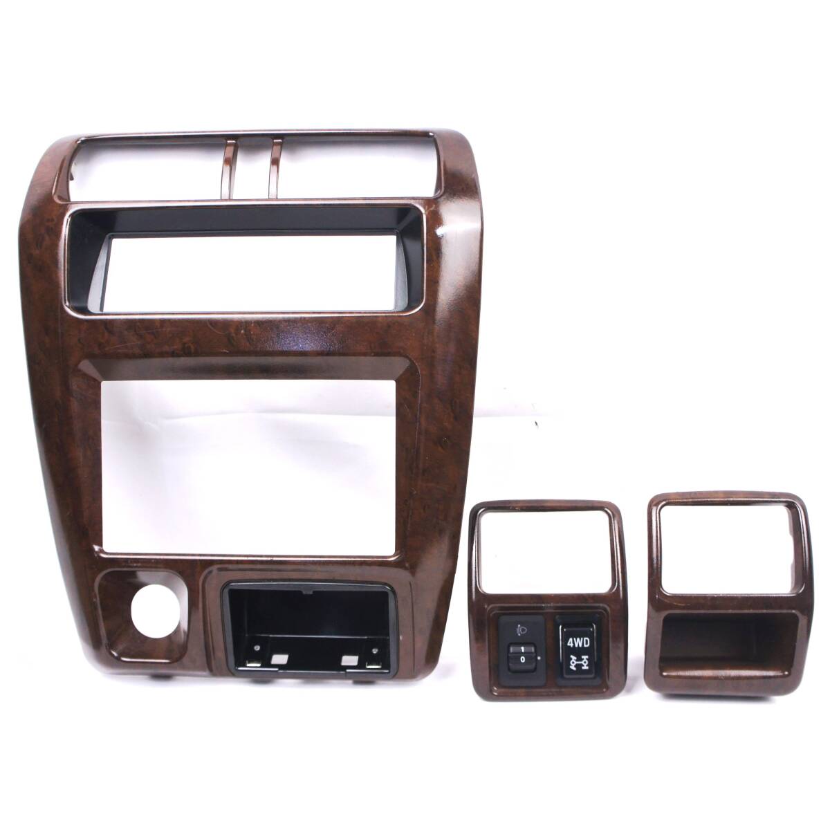 茶木目調 オーディオパネル 小物入れ U72W クリッパー外し 8002A003 ナビパネル 74108-32010 参考 U61W U62W U61V U62V U71W @12722s拍卖