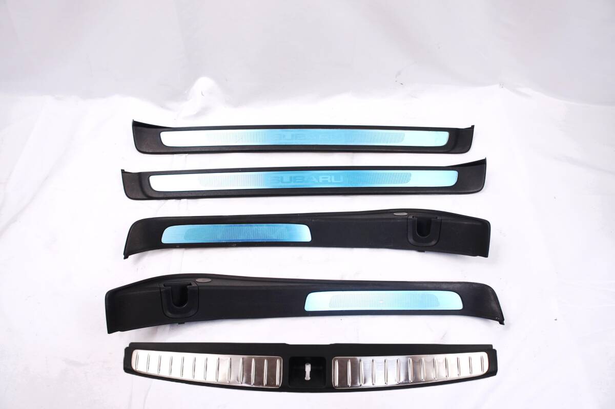 5点セット スカッフプレート BP5 後期 D型 2.0GT レガシィ外し ブラック シルバー ブラック BPE BL5 BLE他 95073AG010 94061AG090 @12764s拍卖