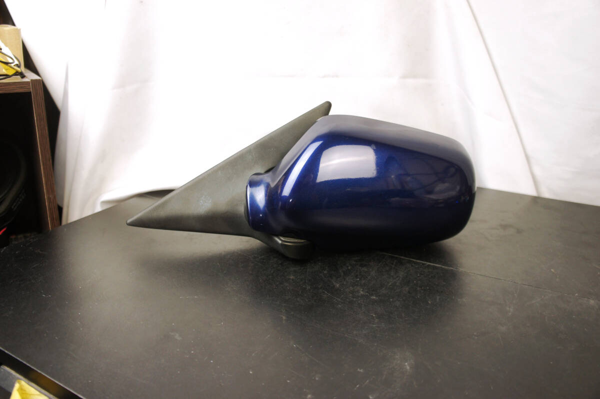 動作OK 助手席側 7P サイドミラー 14L ブルー BE5 後期 D型 ブリッツェン2002 レガシィ外し 左 参考 91031AE033PE BH5 @13894s拍卖