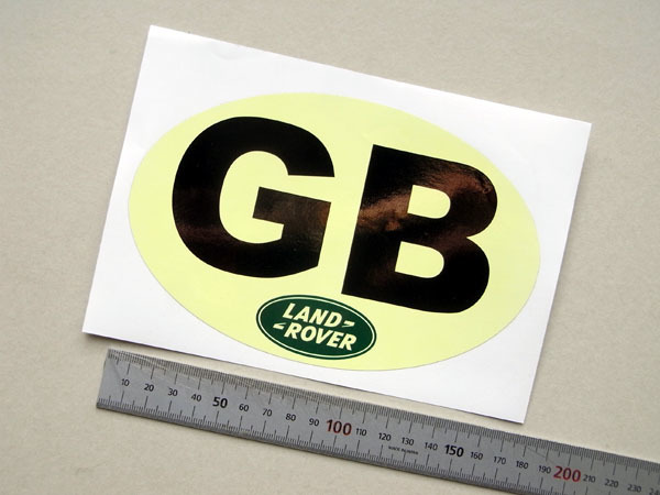 ランドローバー・イギリス GB マーク 国識別ステッカー 大 (17.2cm)拍卖