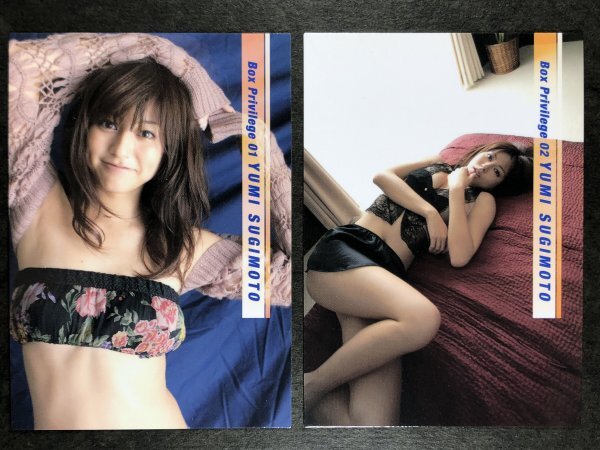 杉本 有美 HIT's・ヒッツ 2010 BOX 01・02 ボックスカード 2枚セット グラビア アイドル トレカ トレーディングカード拍卖