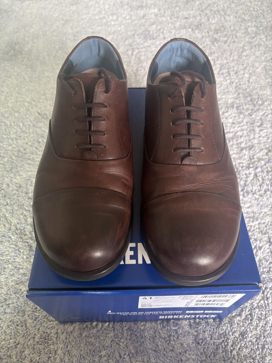 美品★BIRKENSTOCKDALEN/ダレン ナチュラルレザー (MEN)★定価25,300円拍卖