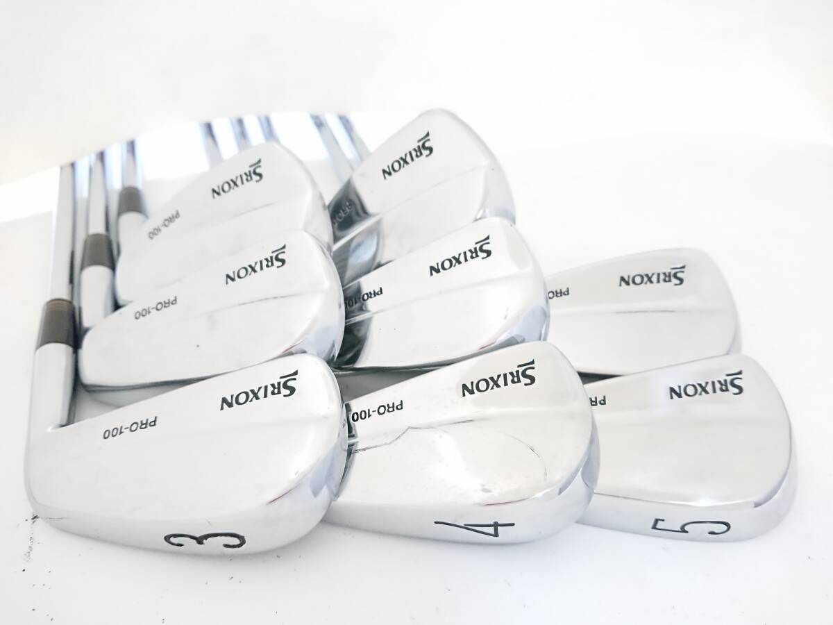 貴重な良品・マッスル !!!◆◆ 最高傑作 スリクソン SRIXON PRO-100 FORGED X100 ◆◆豪華8本セット!!!拍卖