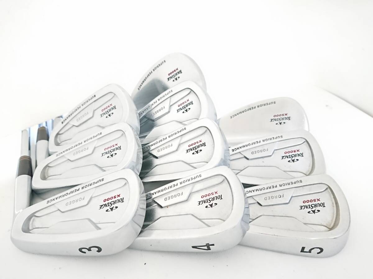 貴重な名器 !!!◆◆ 最高傑作 TOUR STAGE X5000 FORGED ◆◆豪華10本組!!!拍卖