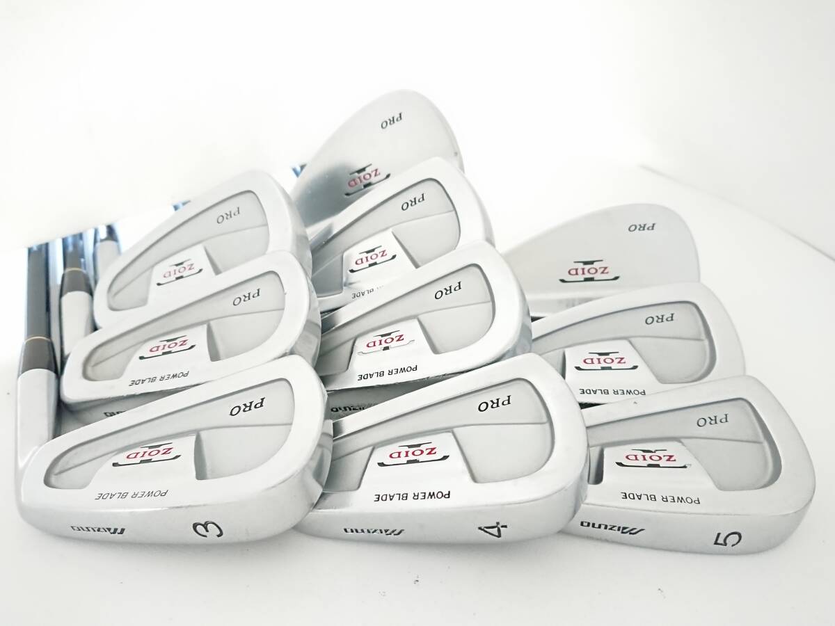 高級カーボン !!!◆◆ 美津濃 Mizuno T-ZOID PRO FORGED ◆◆豪華10本組!!!拍卖