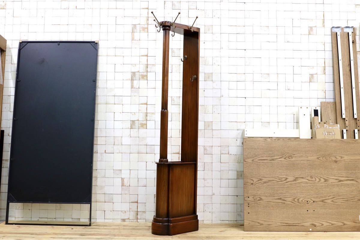GMIO69A○JANSEN FURNITURE / ジャンセン オランダ ホールスタンド アンティーク 家具 スタンド ポールラック 定価15.6万拍卖