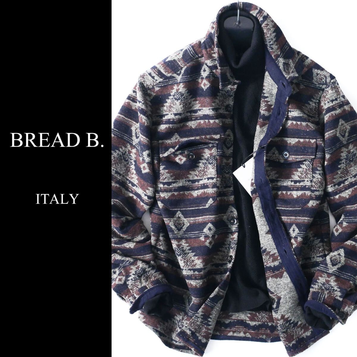 dr014●S●L●XL●選択可●イタリアの街着新ブランド●オーバーシャツジャケット●2024-25.AW新色ミックスカラー拍卖