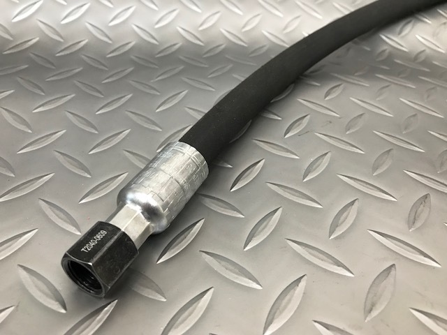 ハイドロ #6ハイプレッシャーホース1.1m、油圧ホース ハイドロホース インパラ ブロアム カプリス タウンカー ローライダー拍卖