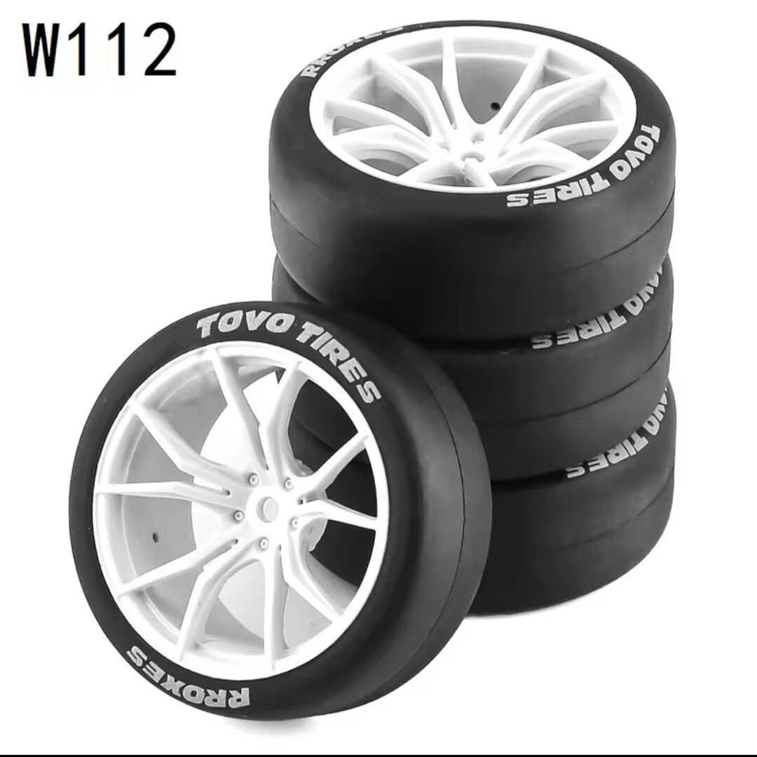 ●即決価格●送料無料●●ホワイト●● ゴム グリップ タイヤ ホイール ② TT02 TT01 サクラ D3 D4 D5 TB05 BL01ラジコン拍卖