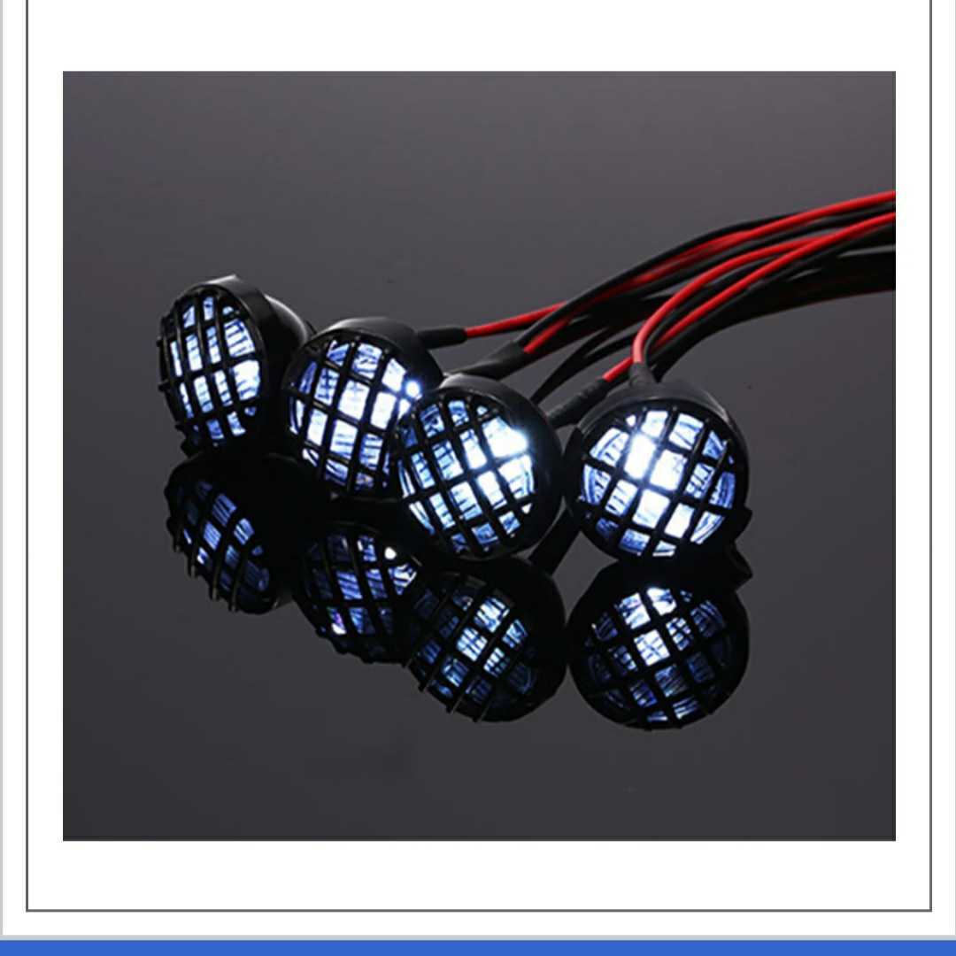 ●即決価格●送料無料● ラジコン LED ライトカップ付 ③ 4灯 ワイルドウイリー クローラー 電飾 拍卖