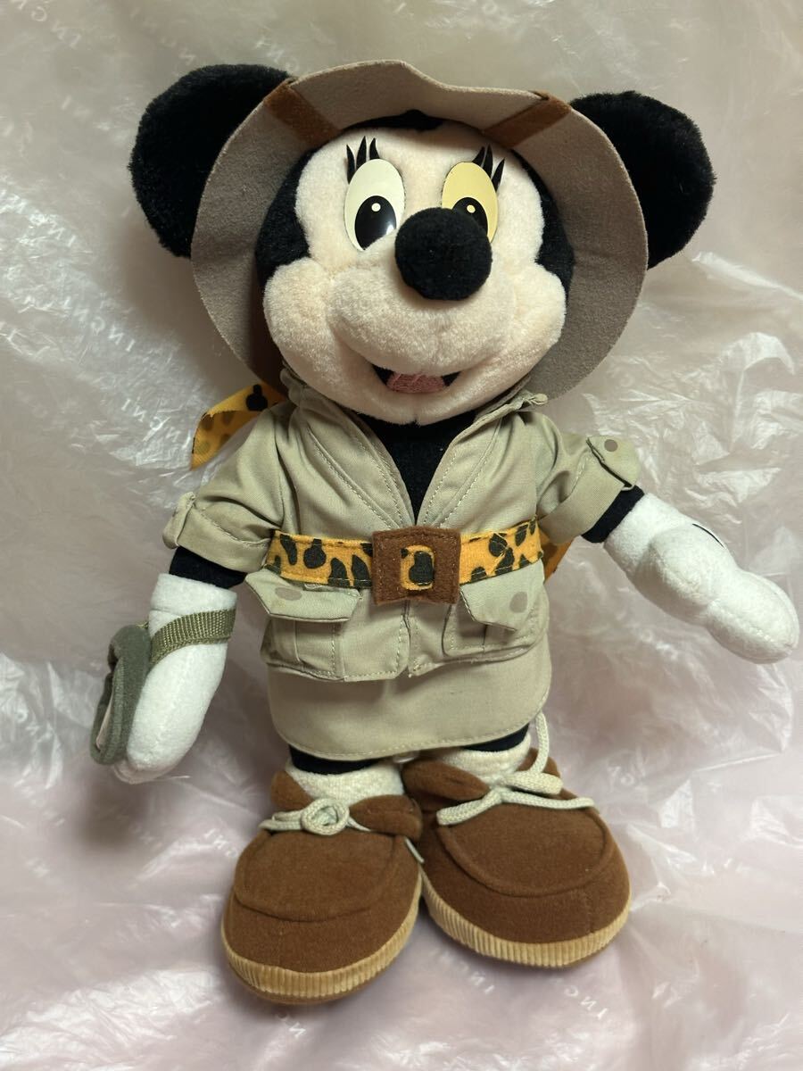 ☆ディズニー☆アメリカフロリダ購入 キリマンジャロサファリ ミニーマウス ぬいぐるみ拍卖