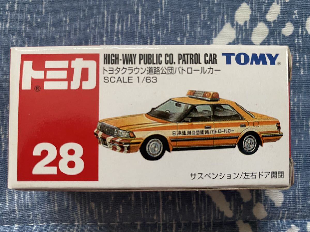 トミカ 赤箱28 トヨタクラウン 道路公団パトロールカー拍卖