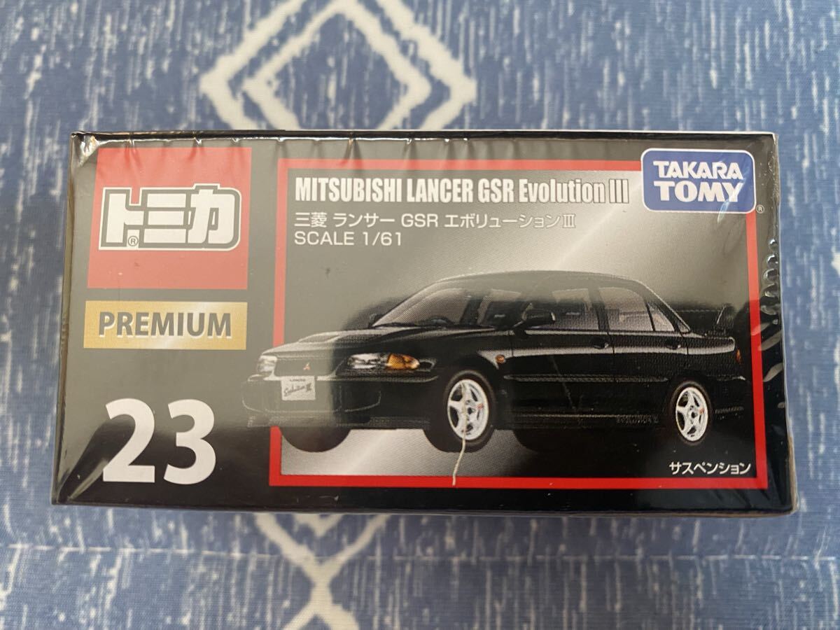 訳有りトミカプレミアム 23 三菱ランサーGSR エボリューションⅡ 未開封 ランエボ拍卖
