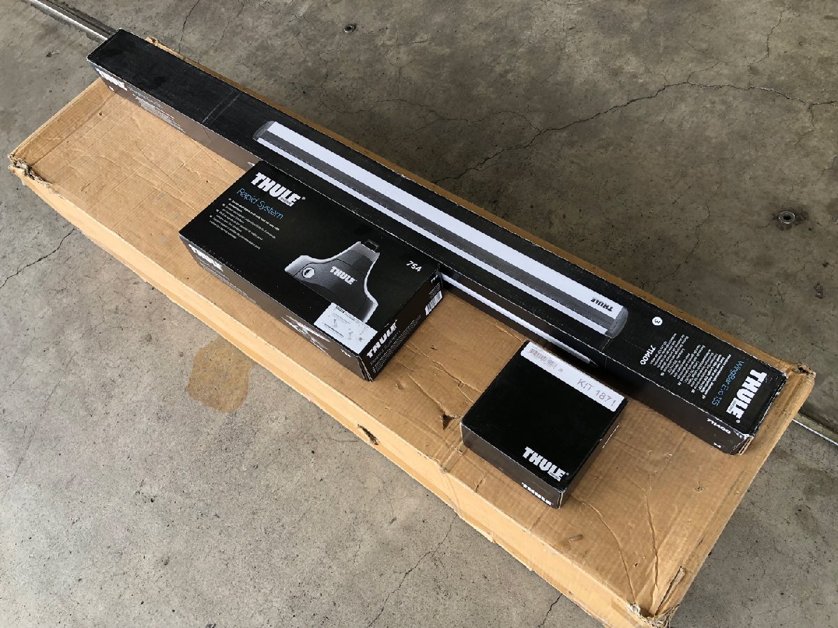 THULE スーリー フットTH754 ウィングバーEvoTH7114 車種別取付キットKIT1871 マツダ CX5 ルーフレールなし車 用ベースキャリア拍卖