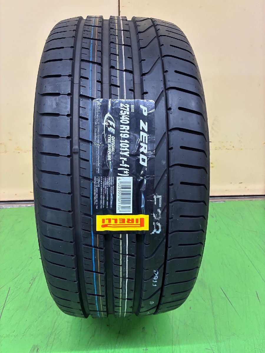 【特価販売】PIRELLI P ZERO 275/40 R19 101Y r-f(☆)ピレリ P ゼロ BMW承認 ランフラットタイヤ 新品1本のみ(2022年製)拍卖